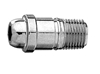 DISS 1240 O2 NIPPLE to 1/8" M Medical Gas Fitting, DISS, 1240, O2, Oxygen, DISS 1240 to 1/8 male